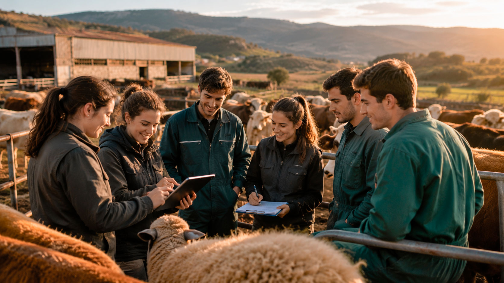 Jóvenes vinculados al futuro del sector